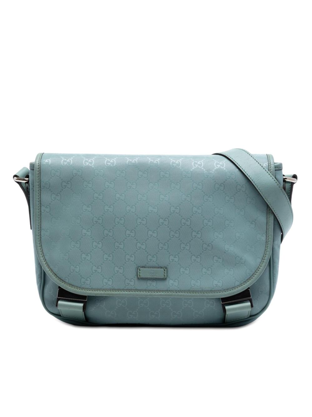 Gucci Double Buckle Messenger Bag Gg #287382G53B